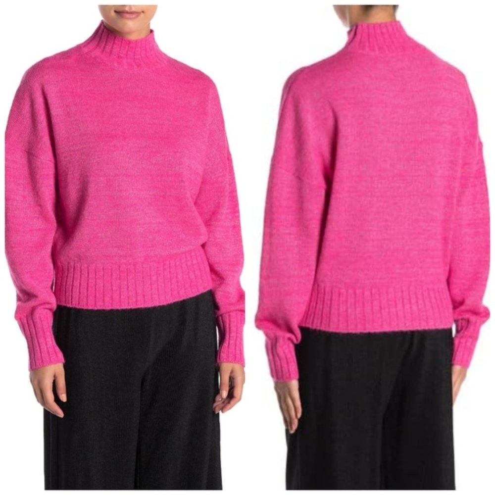 NSR Mock Neck Knit Sweater Size S